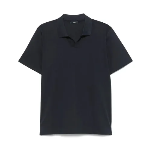 Herno - Tops > Polo Shirts - Blue - Herno - Modalova