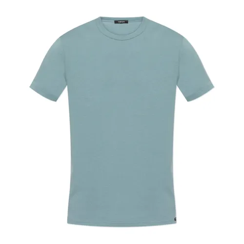 Tom Ford - Tops > T-Shirts - Blue - Tom Ford - Modalova