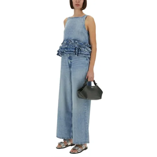Tops > Sleeveless Tops - - Ganni - Modalova