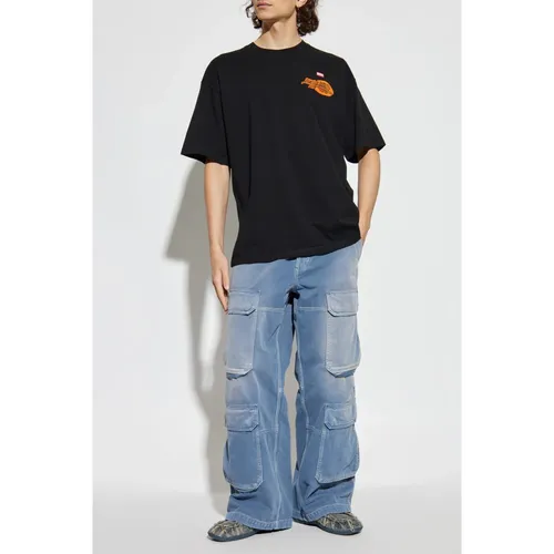 Diesel - Tops > T-Shirts - Black - Diesel - Modalova