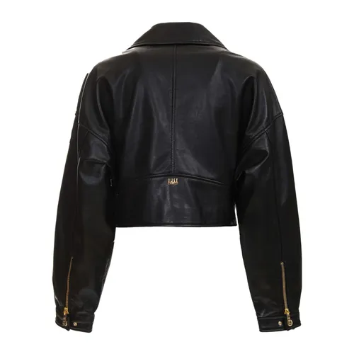 Jackets > Leather Jackets - - Just Cavalli - Modalova