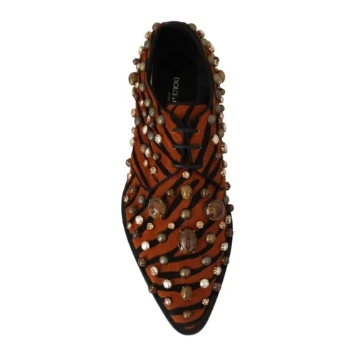 Shoes > Flats > Laced Shoes - - Dolce & Gabbana - Modalova