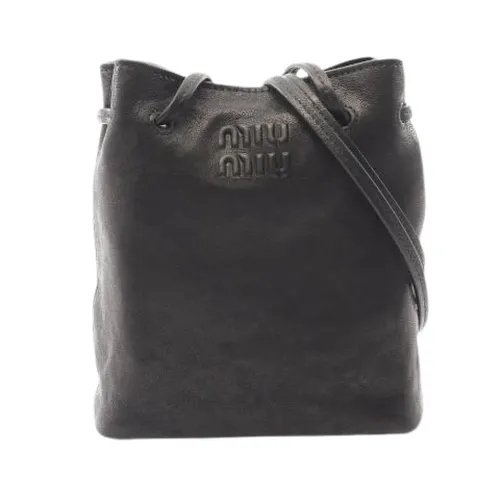 Pre-owned > Pre-owned Bags > Pre-owned Bucket Bags - - Miu Miu Pre-owned - Modalova