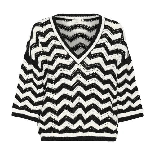 Knitwear > V-neck Knitwear - - Kaffe - Modalova