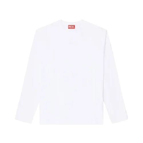 Diesel - Tops > T-Shirts - White - Diesel - Modalova