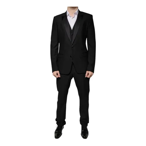 Suits > Suit Sets > Single Breasted Suits - - Dolce & Gabbana - Modalova