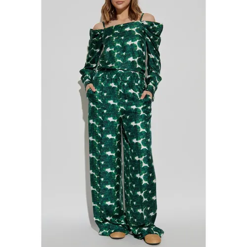Trousers > Straight Trousers - - Max Mara - Modalova