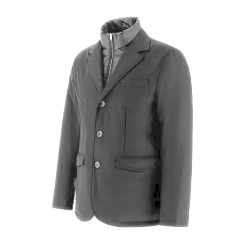 Herno - Jackets > Blazers - Gray - Herno - Modalova