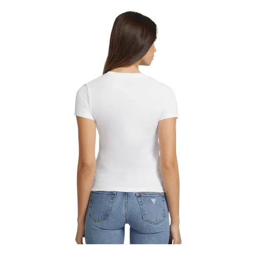 Guess - Tops > T-Shirts - White - Guess - Modalova