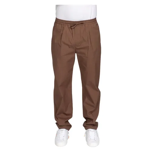 Trousers > Straight Trousers - - Amaránto - Modalova