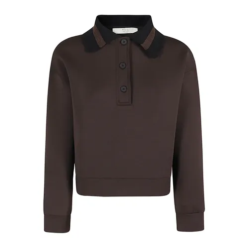 Tela - Tops > Polo Shirts - Brown - Tela - Modalova