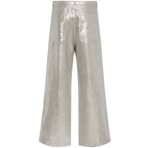 Trousers > Wide Trousers - - Max Mara - Modalova