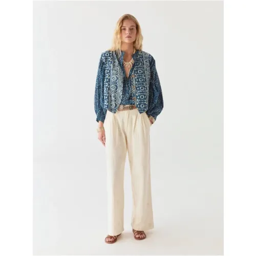 Trousers > Wide Trousers - - Maison Hotel - Modalova