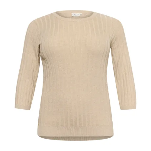 Knitwear > Round-neck Knitwear - - Kaffe Curve - Modalova