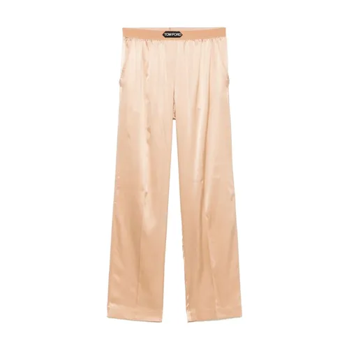 Trousers > Straight Trousers - - Tom Ford - Modalova