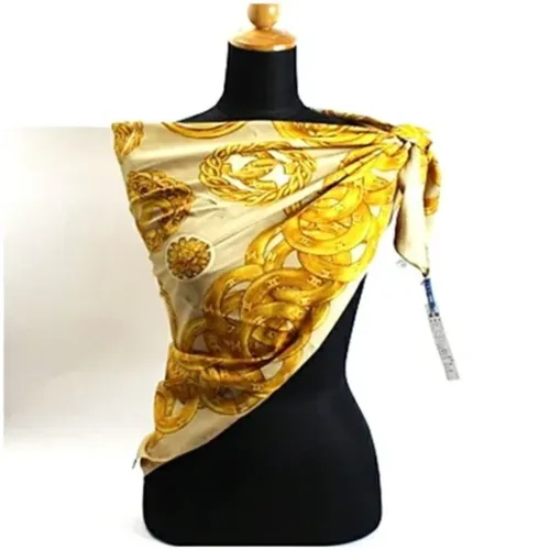 Pre-owned > Pre-owned Accessories > Pre-owned Scarves - - Chanel Vintage - Modalova