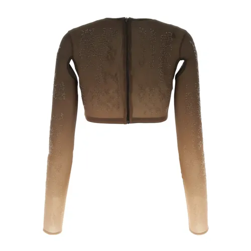 Tops > Long Sleeve Tops - - Andrea Adamo - Modalova