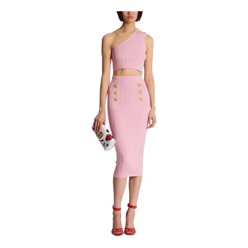 Skirts > Midi Skirts - - Balmain - Modalova