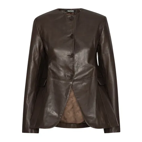Jackets > Leather Jackets - - Rotate Birger Christensen - Modalova