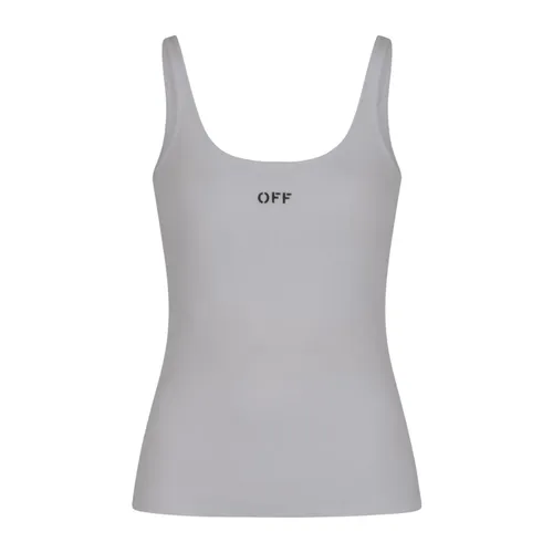 Off - Tops > Sleeveless Tops - - Off White - Modalova