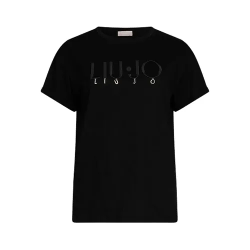 Liu Jo - Tops > T-Shirts - Black - Liu Jo - Modalova