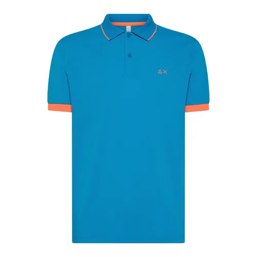 Sun68 - Tops > Polo Shirts - Blue - Sun68 - Modalova