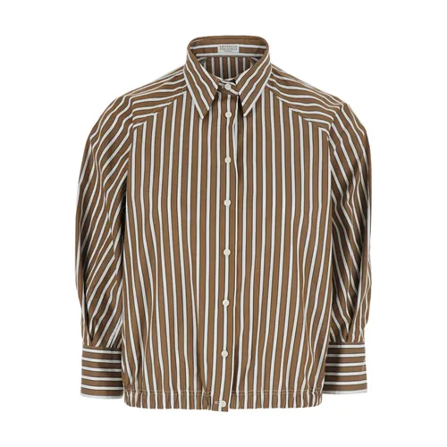 Blouses & Shirts > Shirts - - Brunello Cucinelli - Modalova