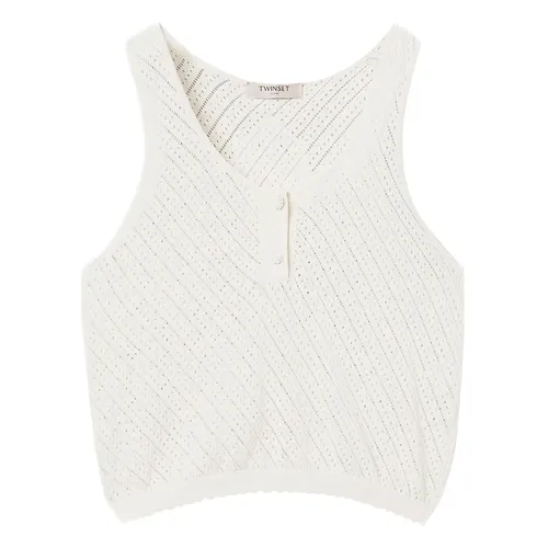 Tops > Sleeveless Tops - - Twinset - Modalova