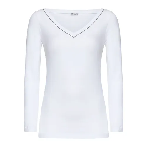 Tops > Long Sleeve Tops - - Brunello Cucinelli - Modalova