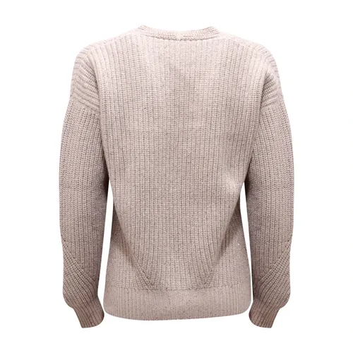 Knitwear > V-neck Knitwear - - Lorena Antoniazzi - Modalova