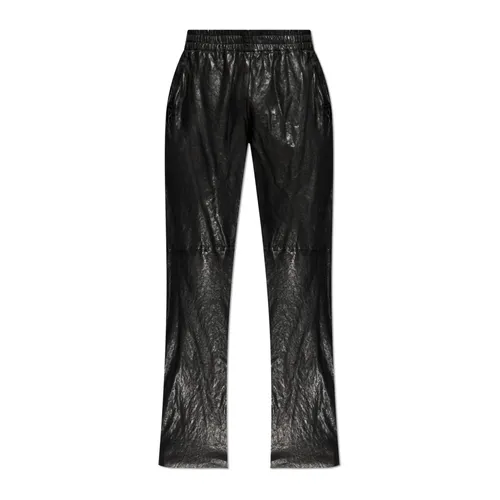 Trousers > Leather Trousers - - Diesel - Modalova
