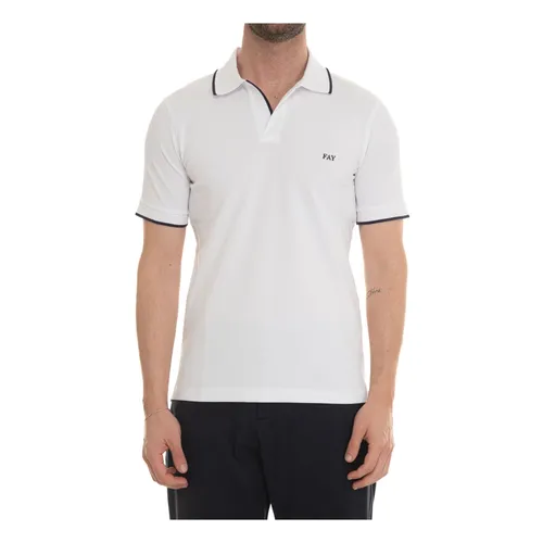 Fay - Tops > Polo Shirts - White - Fay - Modalova