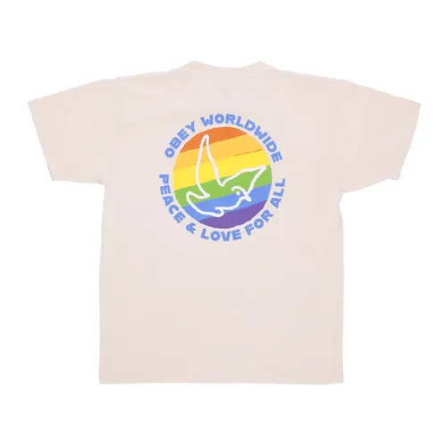 Obey - Tops > T-Shirts - Beige - Obey - Modalova