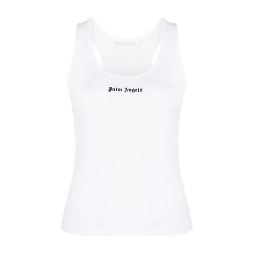Tops > Sleeveless Tops - - Palm Angels - Modalova