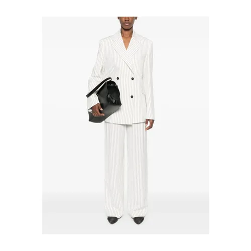 Trousers > Wide Trousers - - Loulou Studio - Modalova