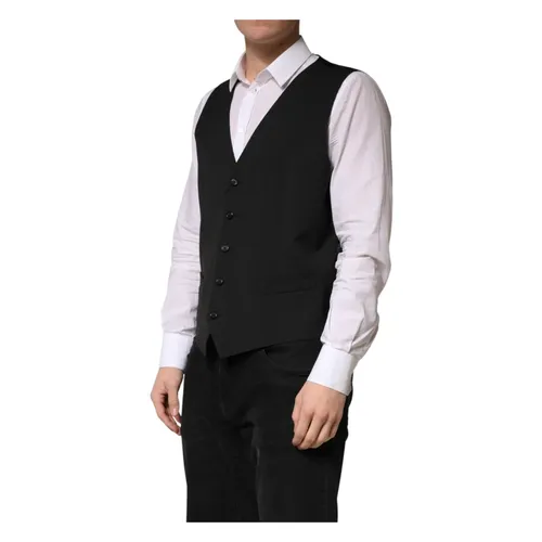 Suits > Suit Vests - - Dolce & Gabbana - Modalova