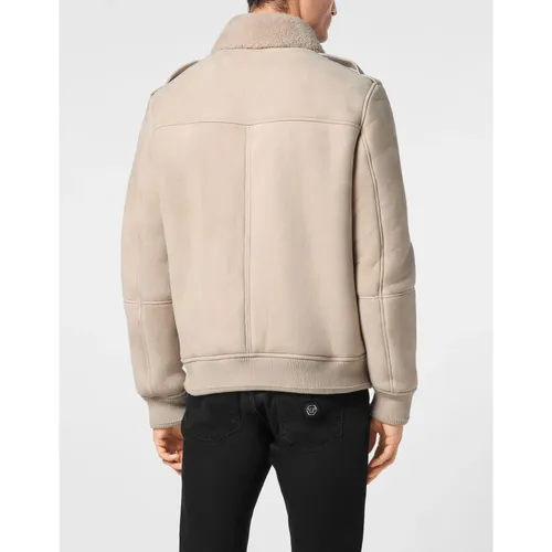 Jackets > Faux Fur & Shearling Jackets - - Philipp Plein - Modalova