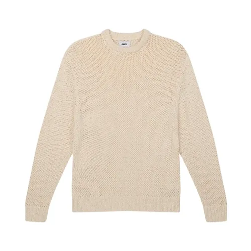 Knitwear > Round-neck Knitwear - - Obey - Modalova