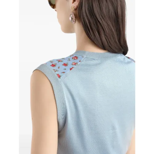 Tops > Sleeveless Tops - - Dolce & Gabbana - Modalova