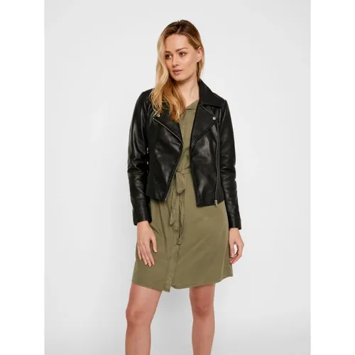 Jackets > Leather Jackets - - Pieces - Modalova