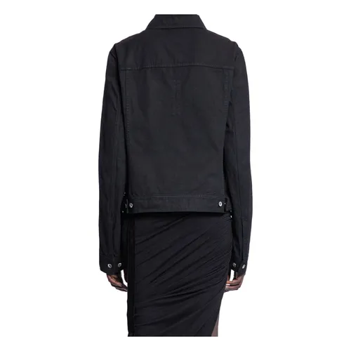 Jackets > Denim Jackets - - Rick Owens - Modalova