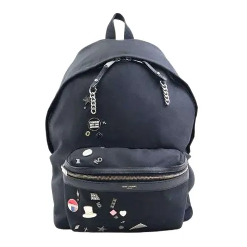 Pre-owned > Pre-owned Bags > Pre-owned Backpacks - - Saint Laurent Vintage - Modalova