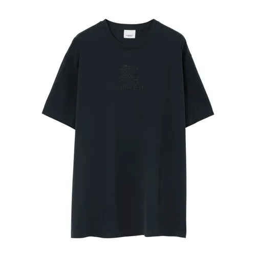 Burberry - Tops > T-Shirts - Blue - Burberry - Modalova