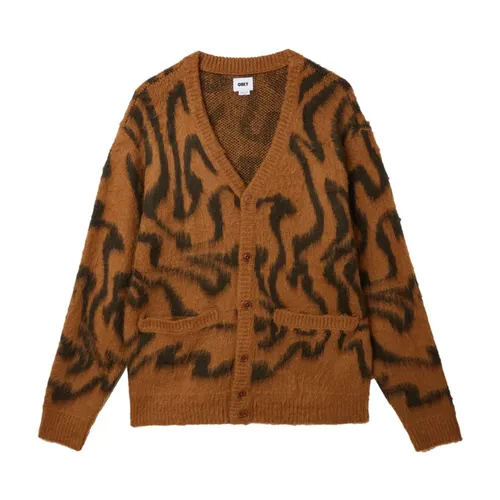 Knitwear > Cardigans - - Obey - Modalova