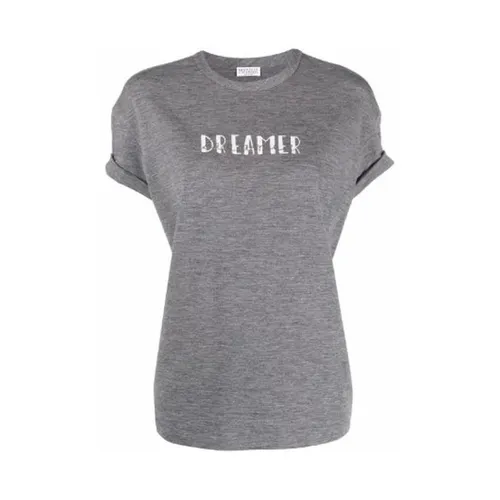 Tops > T-Shirts - - Brunello Cucinelli - Modalova