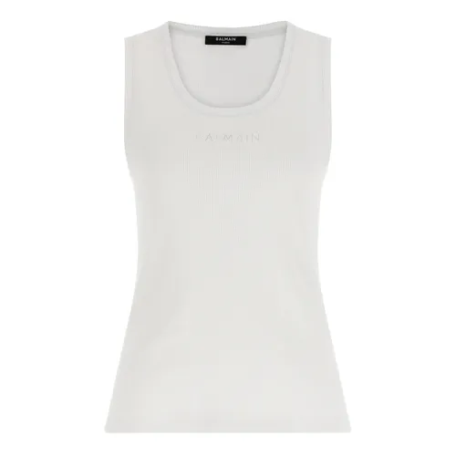 Tops > Sleeveless Tops - - Balmain - Modalova