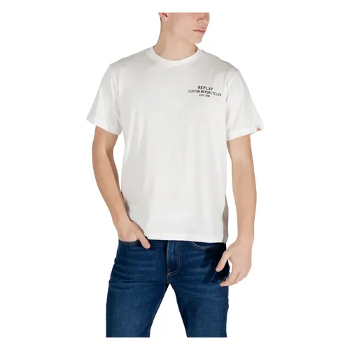 Replay - Tops > T-Shirts - White - Replay - Modalova