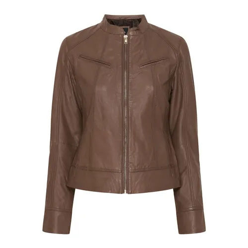 Jackets > Leather Jackets - - Btfcph - Modalova