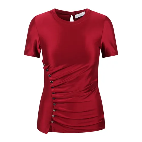 Rabanne - Tops > T-Shirts - Red - Rabanne - Modalova