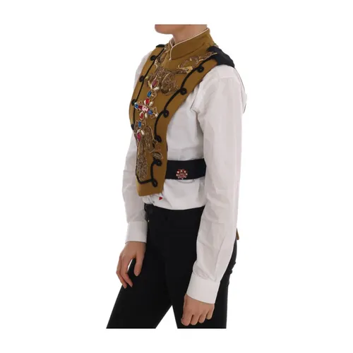Jackets > Vests - - Dolce & Gabbana - Modalova